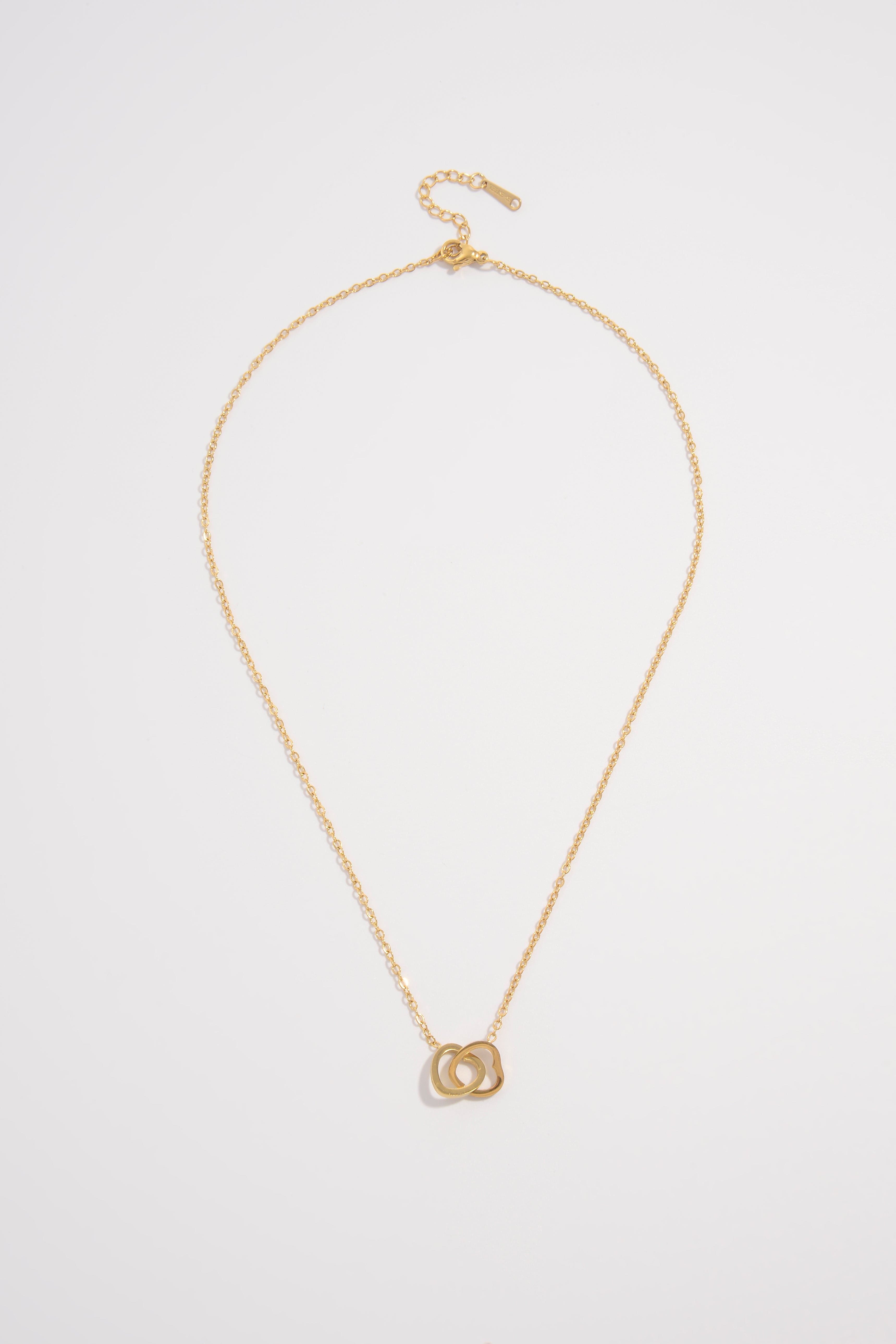 Heart Interlocking Loops Necklace