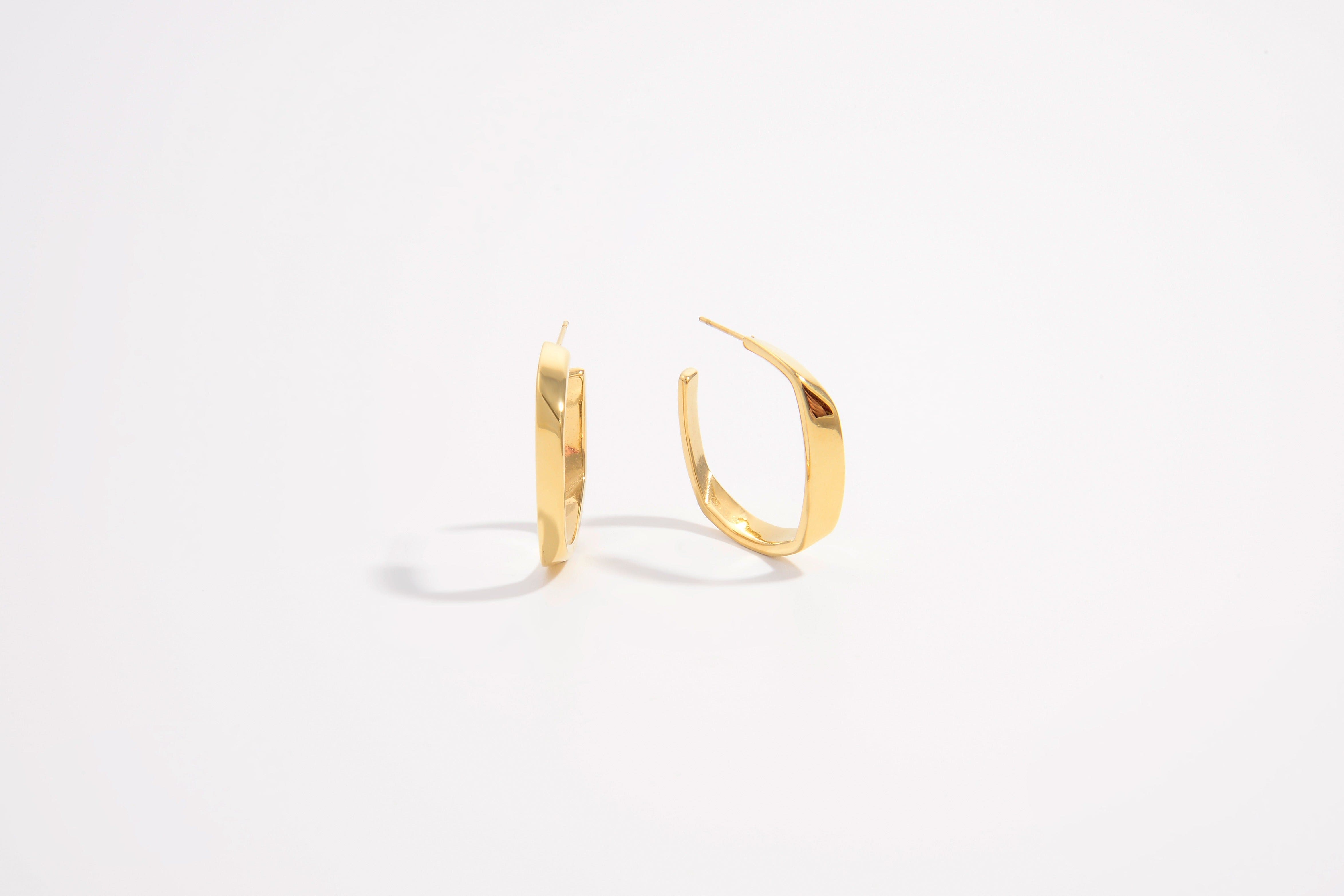 Irregular Hoop Earrings