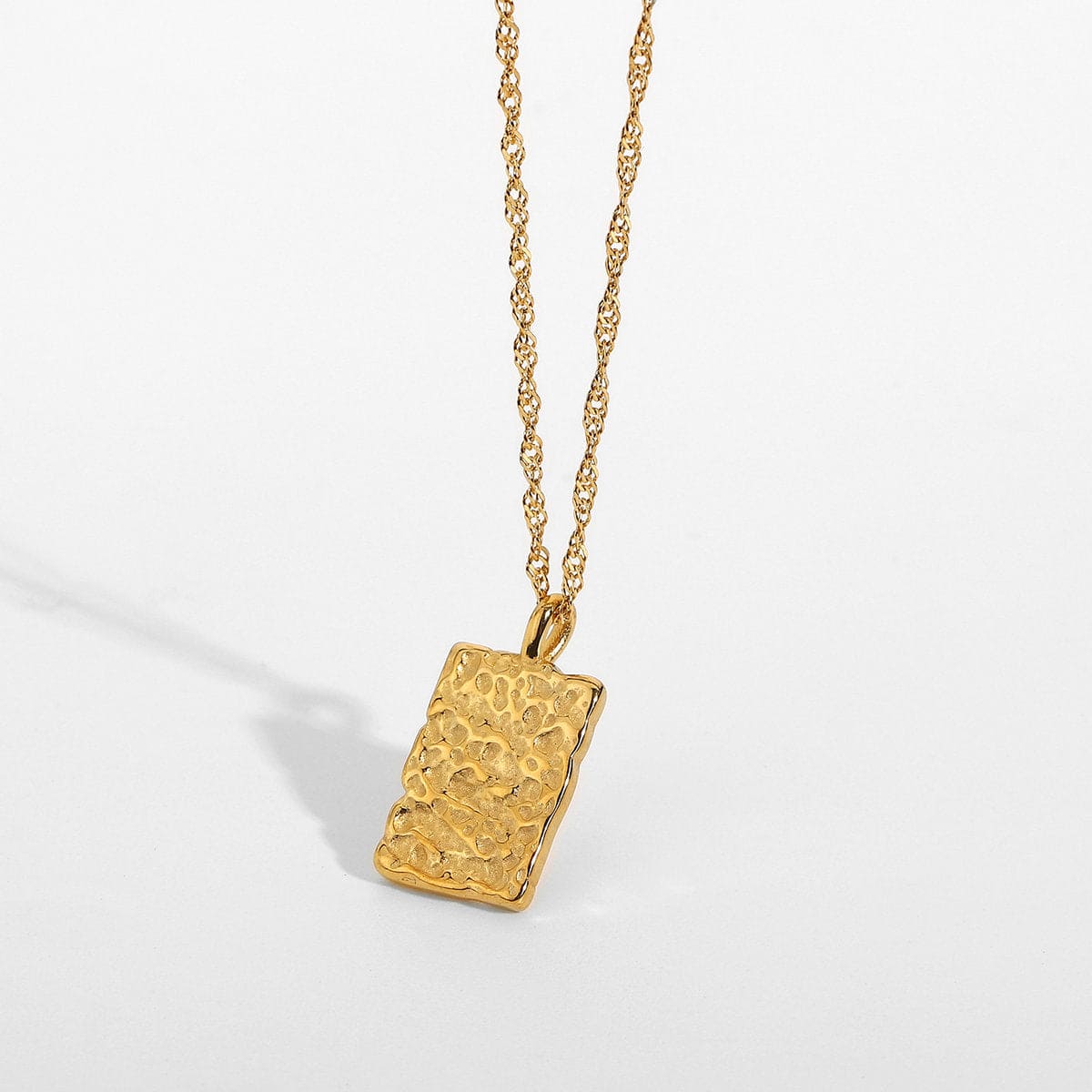 Lava Flow Pendant Necklace