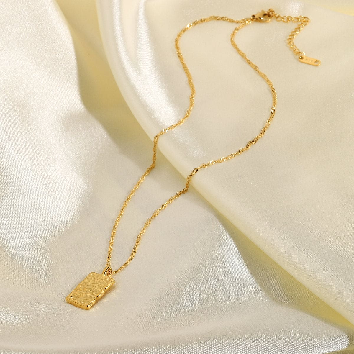 Lava Flow Pendant Necklace