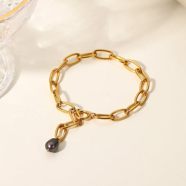 DangleGem Link Chain Bracelet