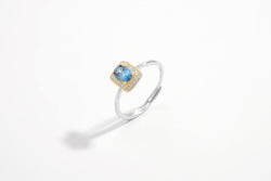 Topaz Crown Ring