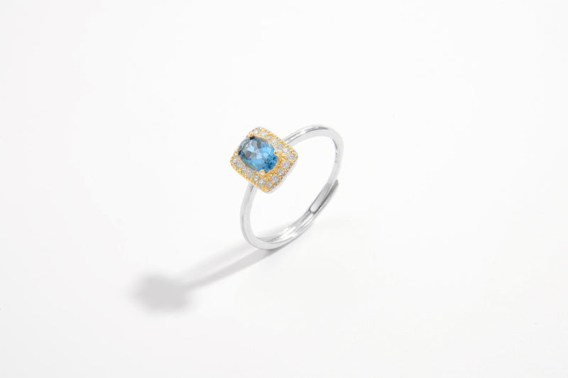 Topaz Crown Ring