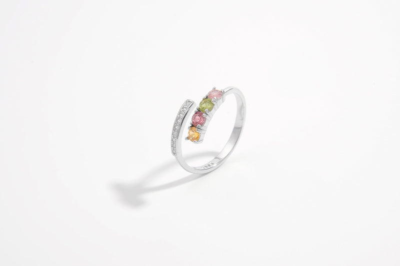 Tourmaline Crossover Ring