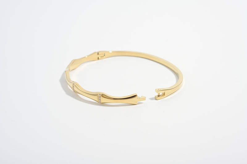 Bamboo Charm Bangle