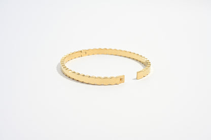 Golden Petal Bangle