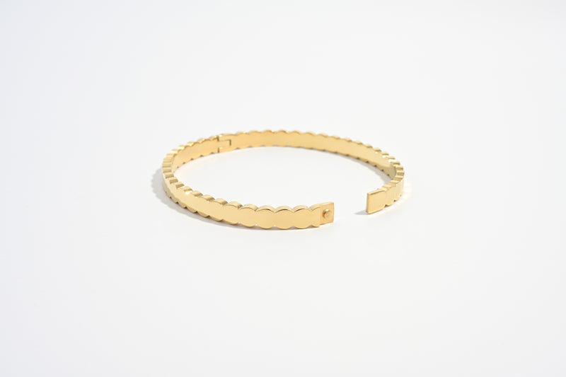 Golden Petal Bangle