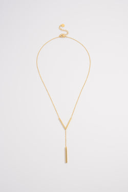 Golden V Y Necklace