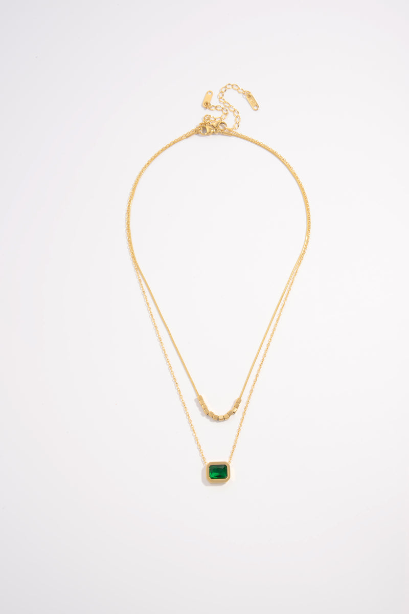 Emerald Horizon Necklace