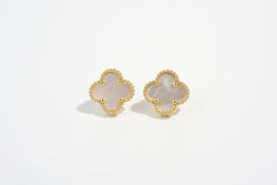 Pearl Clover Studs