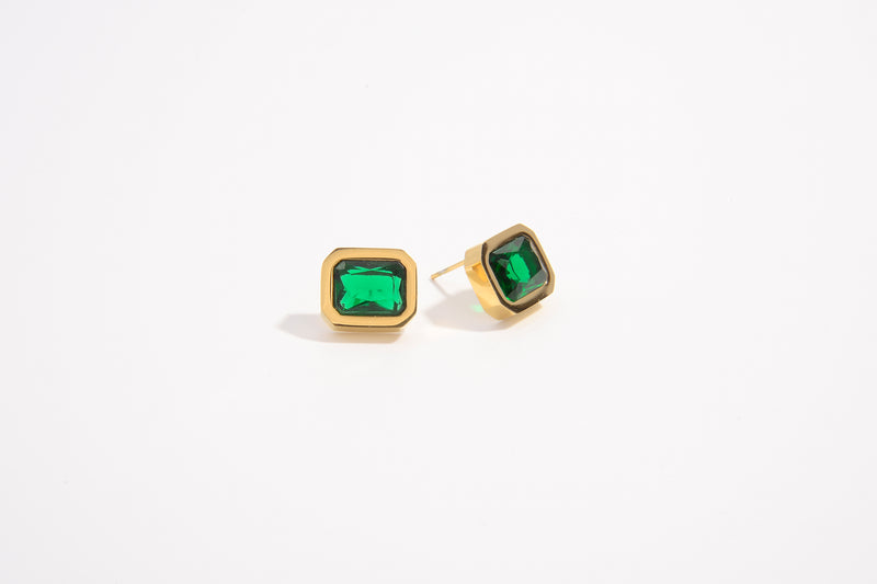 Emerald Green Earrings