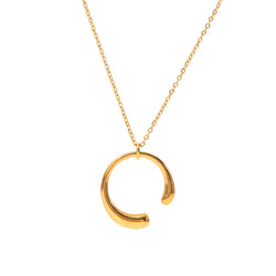 Open Hoop Necklace